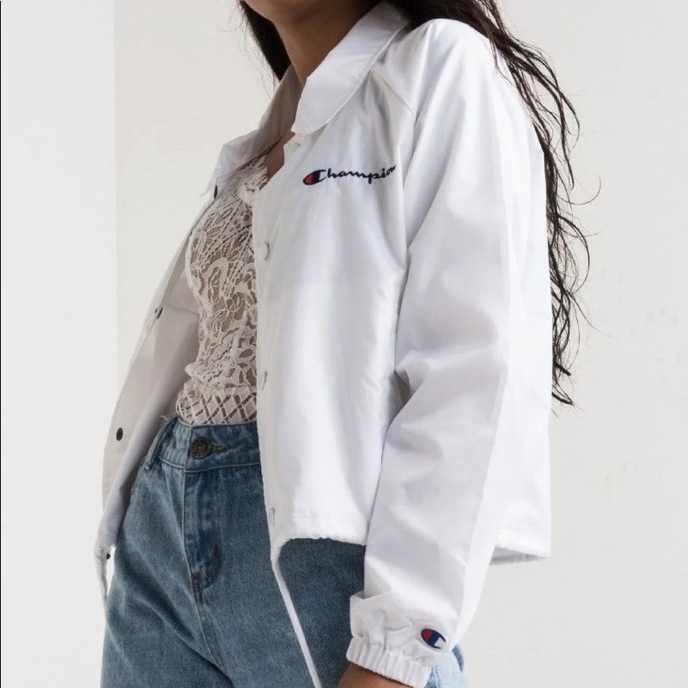 Champion Cropped Coaches Jacket